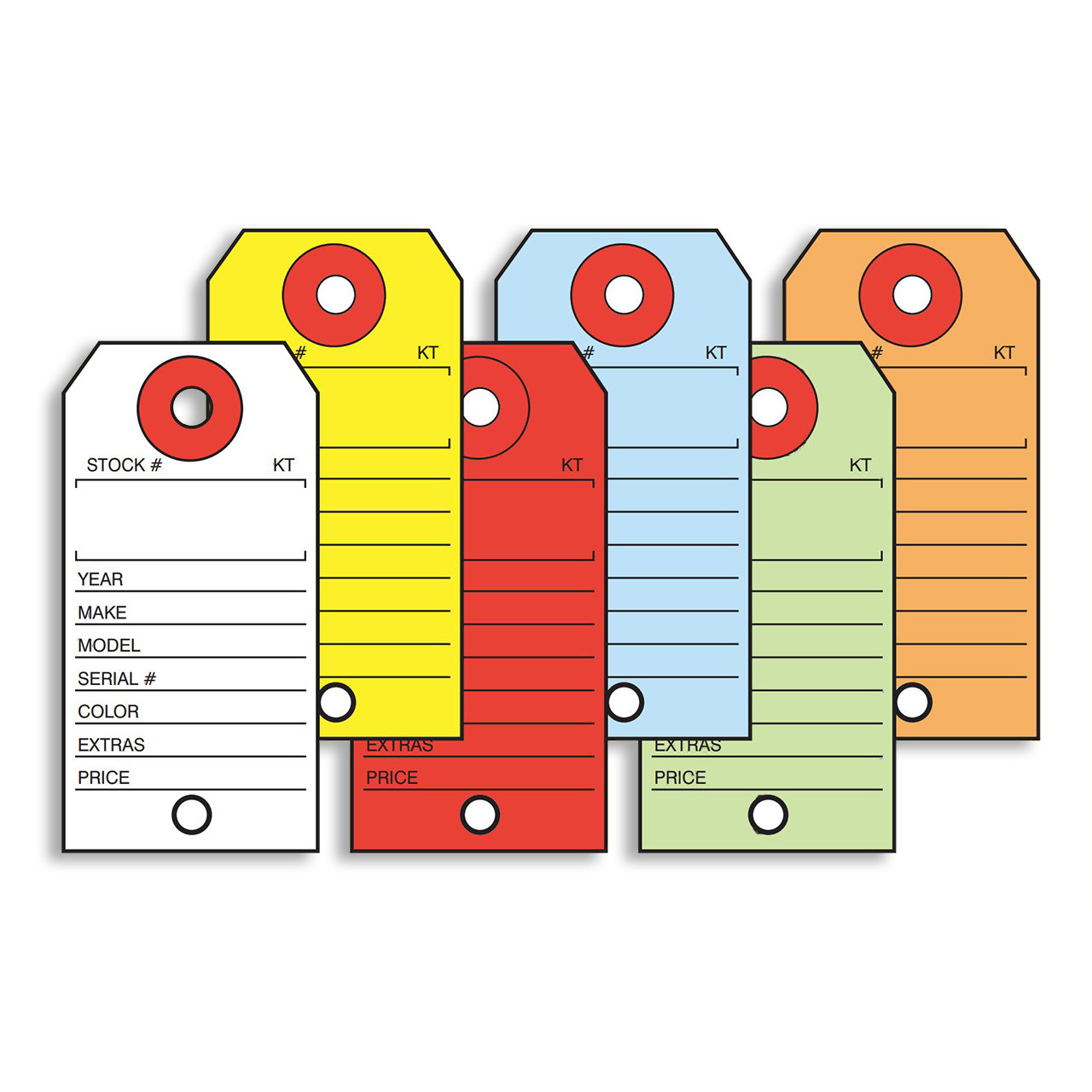 Auto Shop Key Tags | Service Repair And Dealership Automotive Shop Key Tags