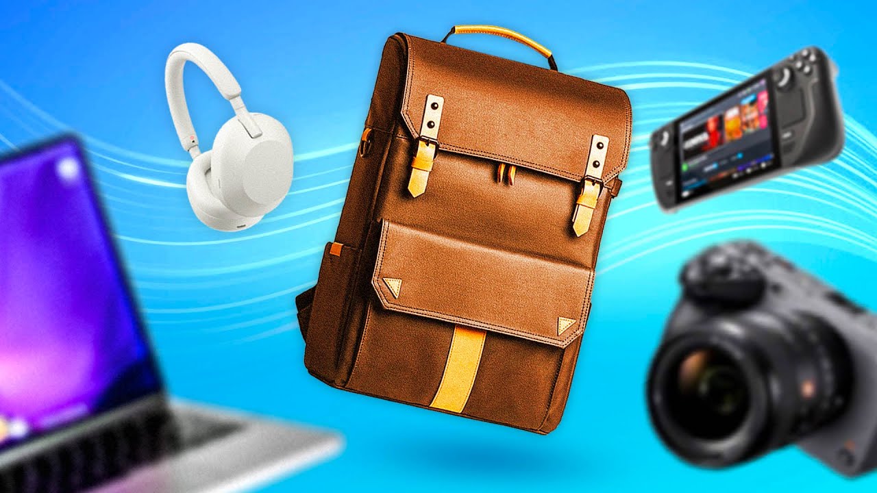 What's in my Tech Travel Backpack? - YouTube Best Luxury Tech Backpacks Review With YouTube Walkthrough